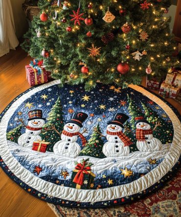 Starlight Stitch Quilted Round Mat