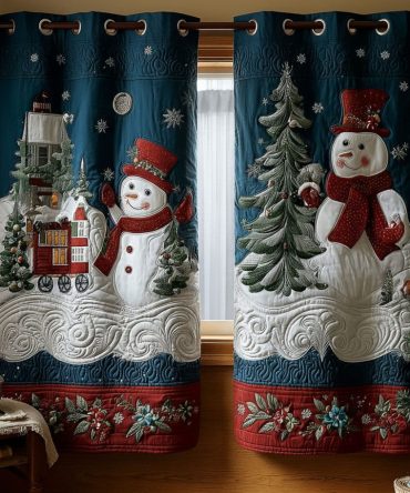Sugarplum Lane Quilted Curtains