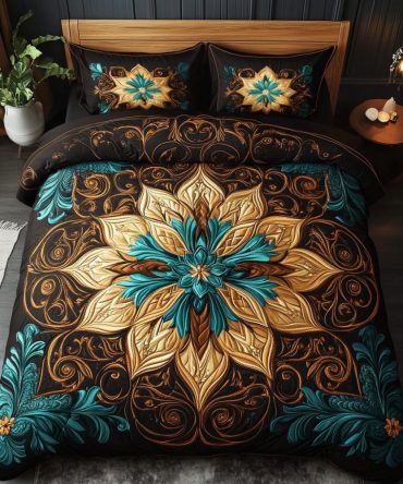 Sunburst Dream 3-Piece Quilted Bedding Set