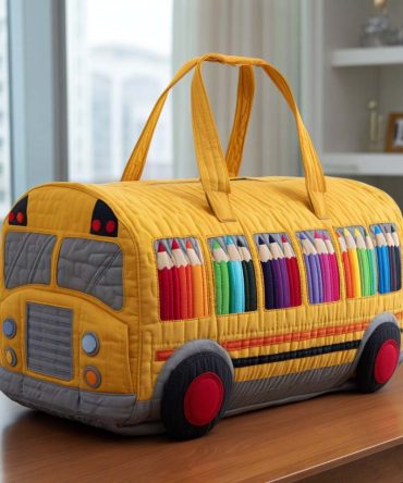 Sunny Commute Quilted Duffle Bag — Retro Sunburst Weekender & Carry-On for Urban Travel, Gym, Overnight Trips