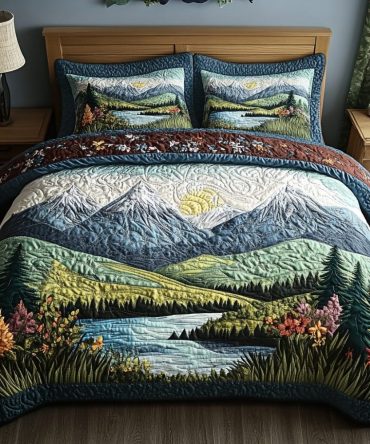 Sunrise Trail 3-Piece Quilted Bedding Set