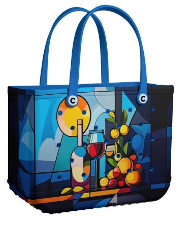 Bucket Tote Bag, Limited Edition Bogg Bag, Beach Bag Sunset Sip