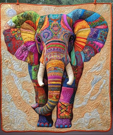 Sunset Strider Quilted Blanket