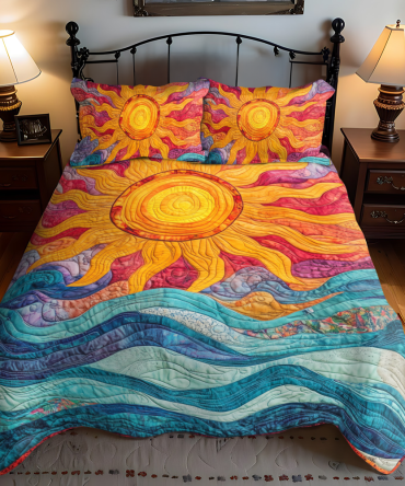 Sunshine Parade 3-Piece Quilted Bedding Set