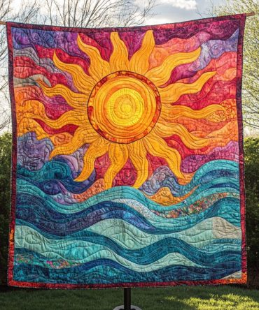 Sunshine Parade Quilted Blanket