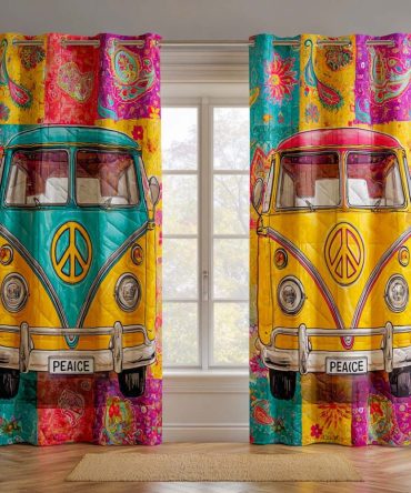 Sunshine Van Quilted Curtains