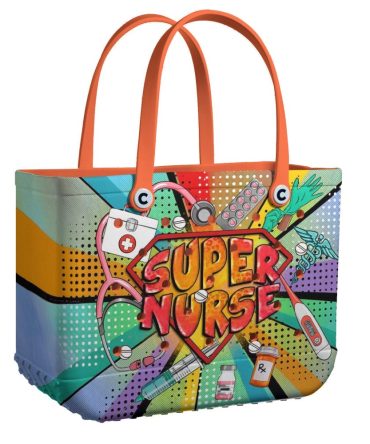 Colorful 'Super Nurse' Tote Bag - Perfect Gift For Healthcare Heroes
