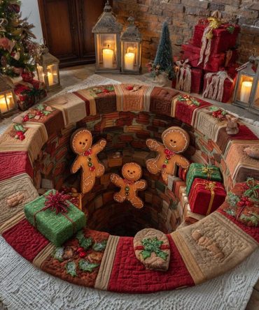 Sweet Treat Spiral Quilted Round Mat