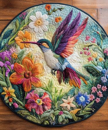 Swift Breeze Quilted Round Mat