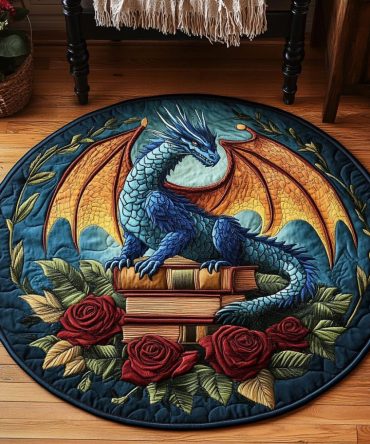Tempest Tail Quilted Round Mat
