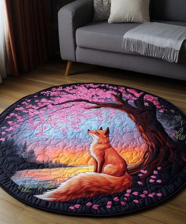 Temple Guardian Quilted Round Mat
