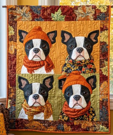Terrier Warmth Quilted Blanket