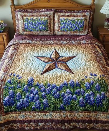 Texas Pride 3-Piece Quilted Bedding Set