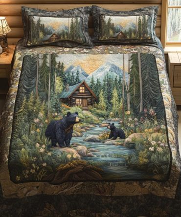 Timber Trails 3-Piece Quilted Bedding Set