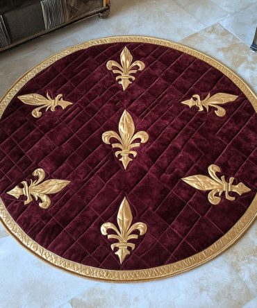 Timeless Fleur Quilted Round Mat