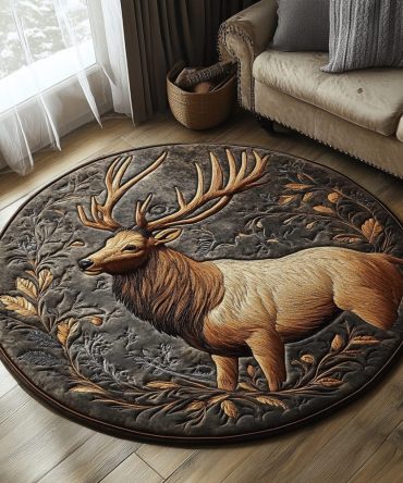 Timeless Trails Quilted Round Mat
