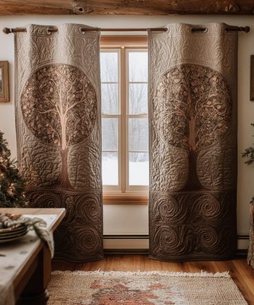 Timeless Tree Quilted Curtains