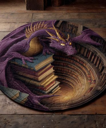 Tome Warden Quilted Round Mat