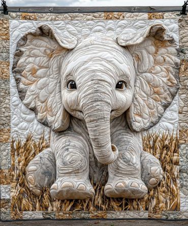 Trunkling Trails Quilted Blanket