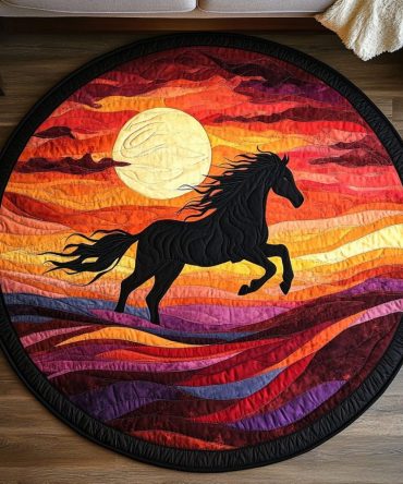 Twilight Charger Quilted Round Mat
