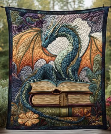 Twilight Guardian Quilted Blanket