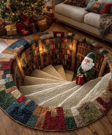 Underground Home Quilted Round Mat