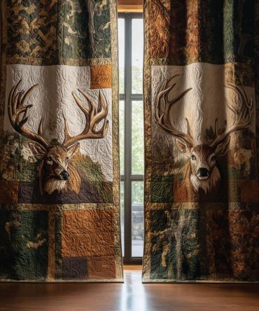 Valley Shadows Quilted Curtains