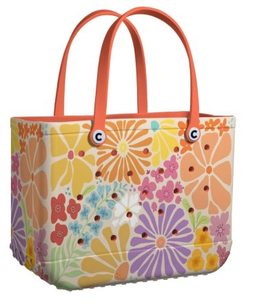 Vibrant Floral Tote Bag - Durable, Stylish & Spacious For Everyday Use