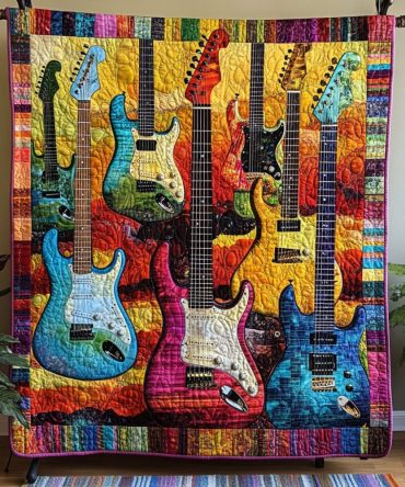 Vibrations Unplugged Quilted Blanket