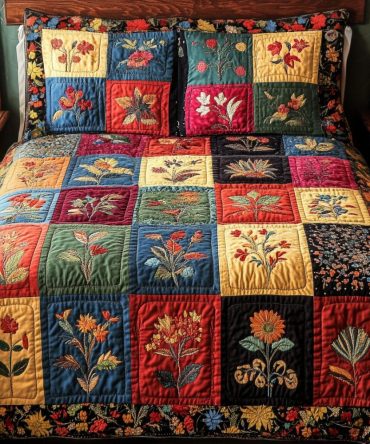 Vintage Charm 3-Piece Quilted Bedding Set