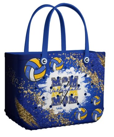 Stylish Volleyball Mom Tote Bag – Durable, Spacious & Trendy Design For Sports Enthusiasts