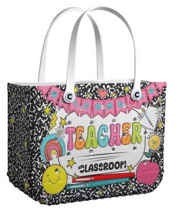 Bucket Tote Bag, Limited Edition Bogg Bag, Beach Bag Welcome To Classroom