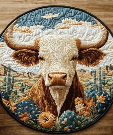 Western Spirit Quilted Round Mat