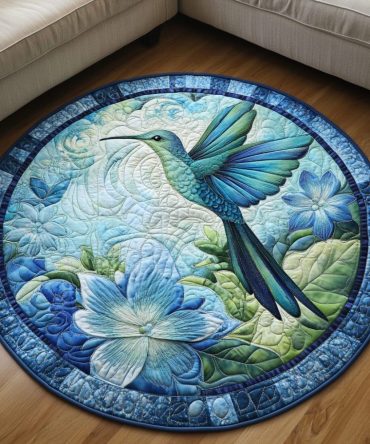 Whirlwind Wings Quilted Round Mat