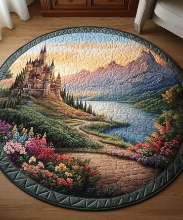 Whispering Glen Quilted Round Mat