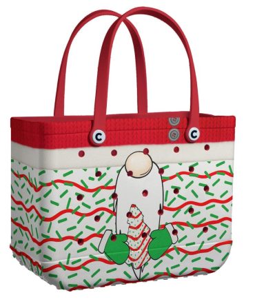 Festive Gnome Tote Bag - Cute Christmas Holiday Design, Durable & Spacious