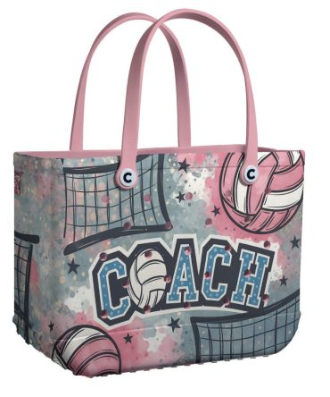 Stylish Volleyball Coach Tote Bag – Durable, Spacious & Trendy Design For Sports Enthusiasts