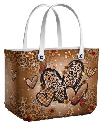 Bucket Tote Bag, Limited Edition Bogg Bag, Beach Bag Wild Love