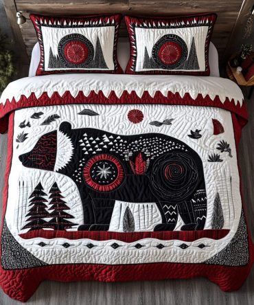 Wild Earth Guardian 3-Piece Quilted Bedding Set