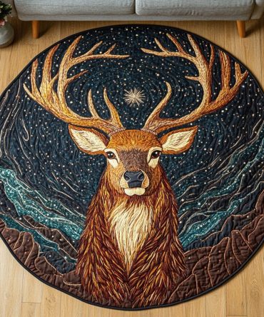 Wild Grace Quilted Round Mat