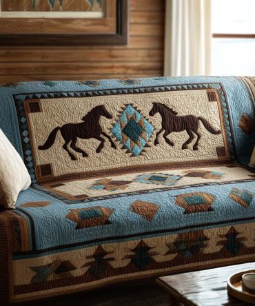 Wild Harmony Quilted Sofa Cover