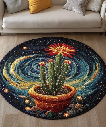 Wild Roots Quilted Round Mat