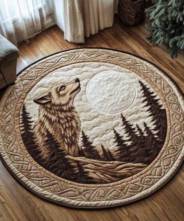 Wild Spirit Quilted Round Mat