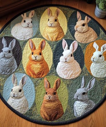 Wild Thumper Quilted Round Mat