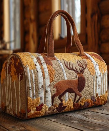 Wild Trails Quilted Duffle Bag - Stylish Travel Bag for Adventure Seekers