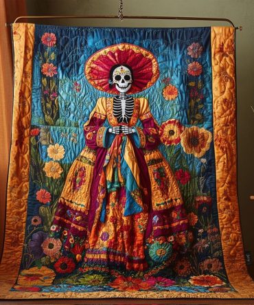 Wildflower Whisper Quilted Blanket