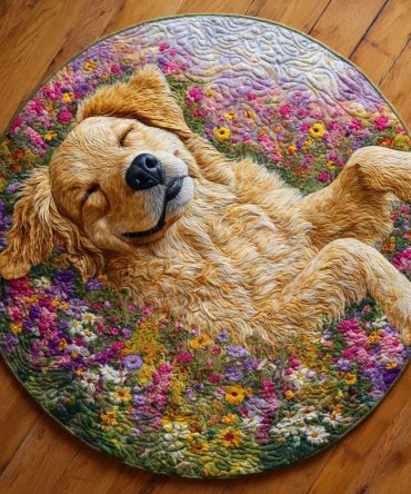 Wildflower Dream Quilted Round Mat