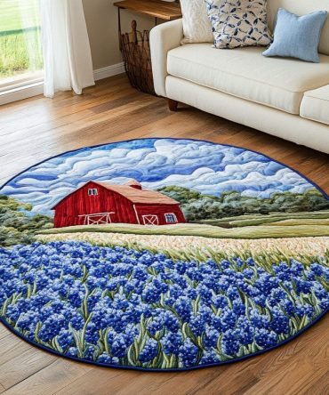 Wildflower Dreams Quilted Round Mat
