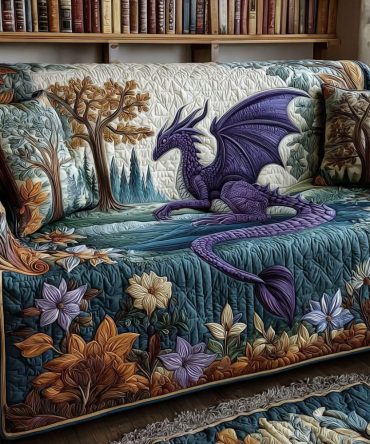 Wings Of Legend Quilted Sofa Cover