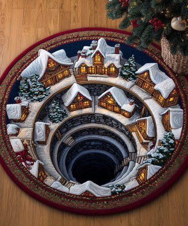 Winter Haven Quilted Round Mat